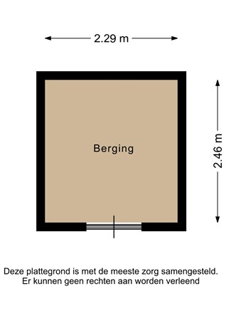 Floorplan - Compagniestraat 11, 3024 SB Rotterdam